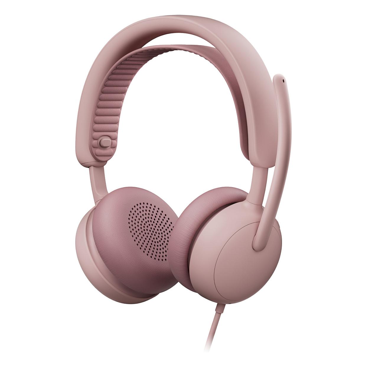 Kablet headset Logitech Zone Wired 2 for Business - rose