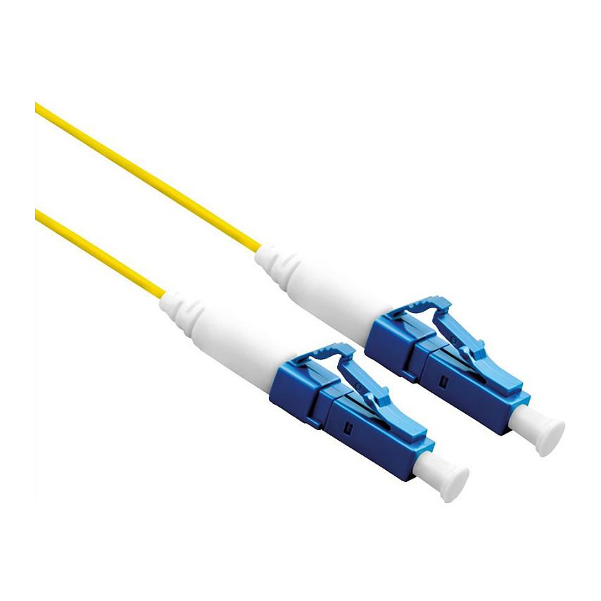 Fiberoptisk kabel ROLINE OS2 LC/LC simplex - gul, 10 m