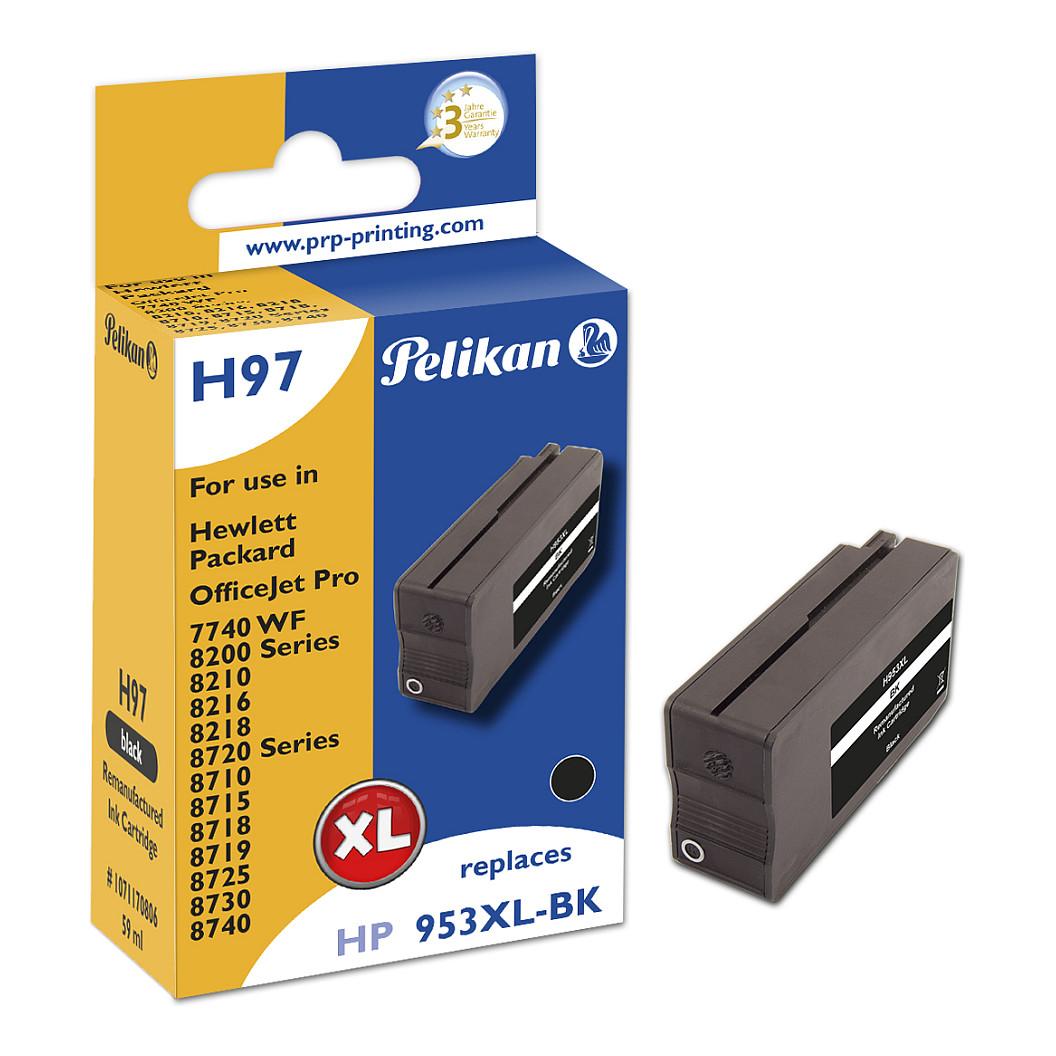 Blækpatron Pelikan H97 HP 953XL-BK - sort, renoveret