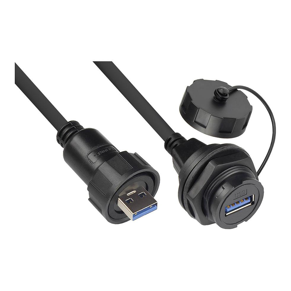 USB-indbygningsforlænger econ connect IC04-U303 - 1 m