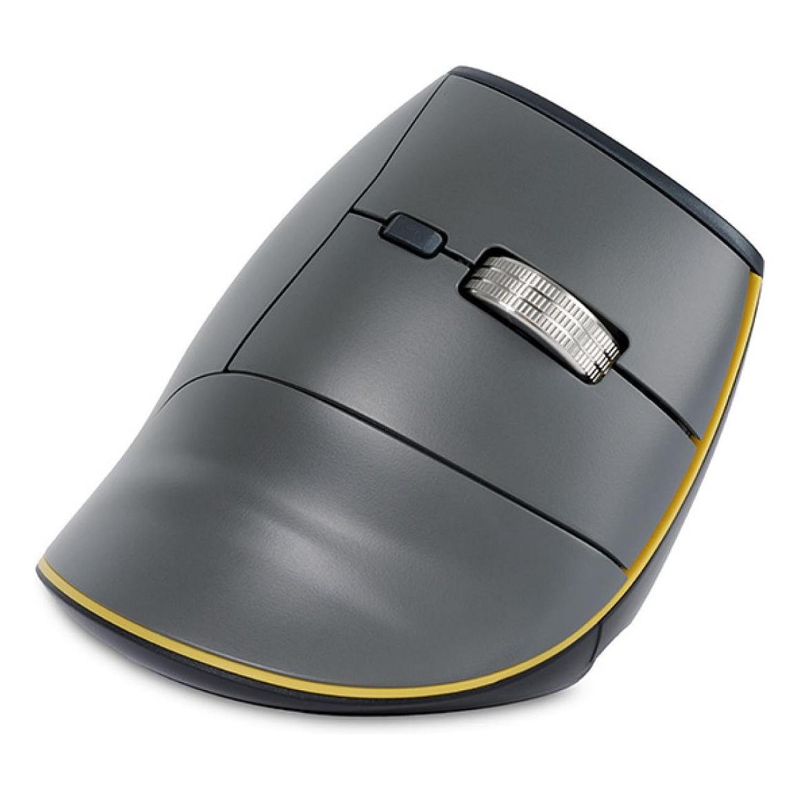 Bakker Elkhuizen FastForward - vertical mouse - Bluetooth 5.1 RF - dark grey - Vertical mouse - Optisk - 8 knapper - Grå