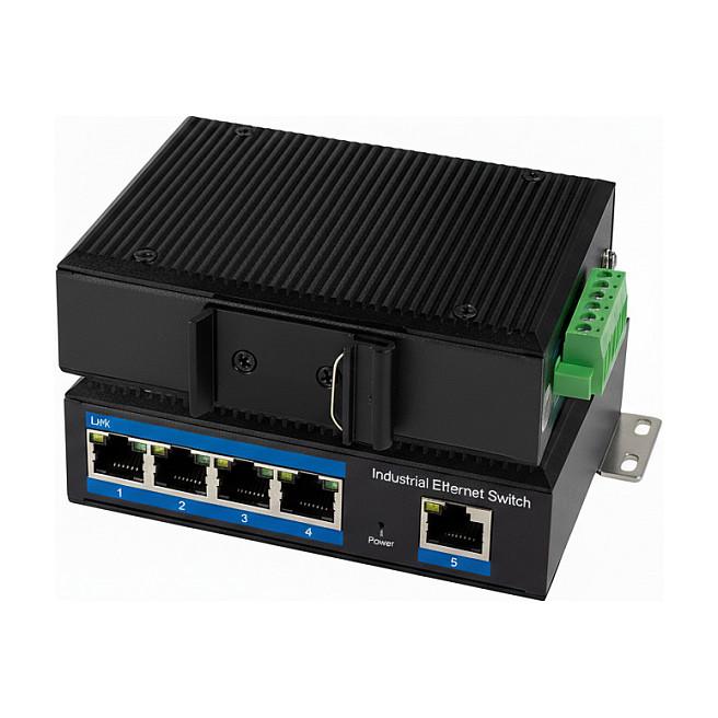 LogiLink Industrial Fast Ethernet switch, 5-port, 10/100 Mbit/s