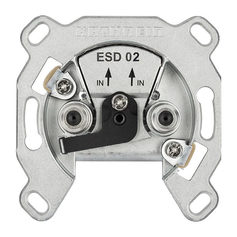 Kathrein ESD 02 Antennendose 2-fach mit DC-DurchlaAz (211500001)