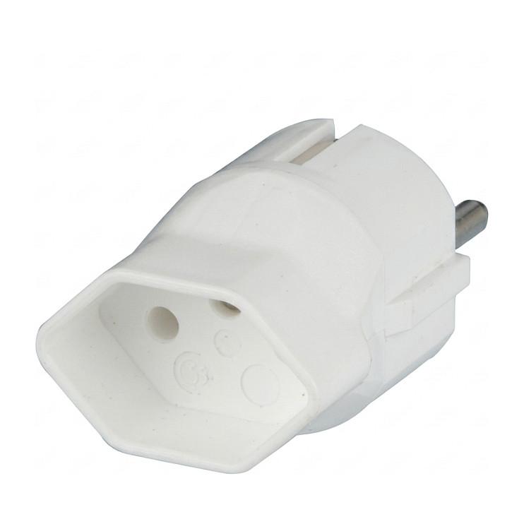 Strømadapter Synergy 21 LED Adapter Netzteil D->CH - hvid