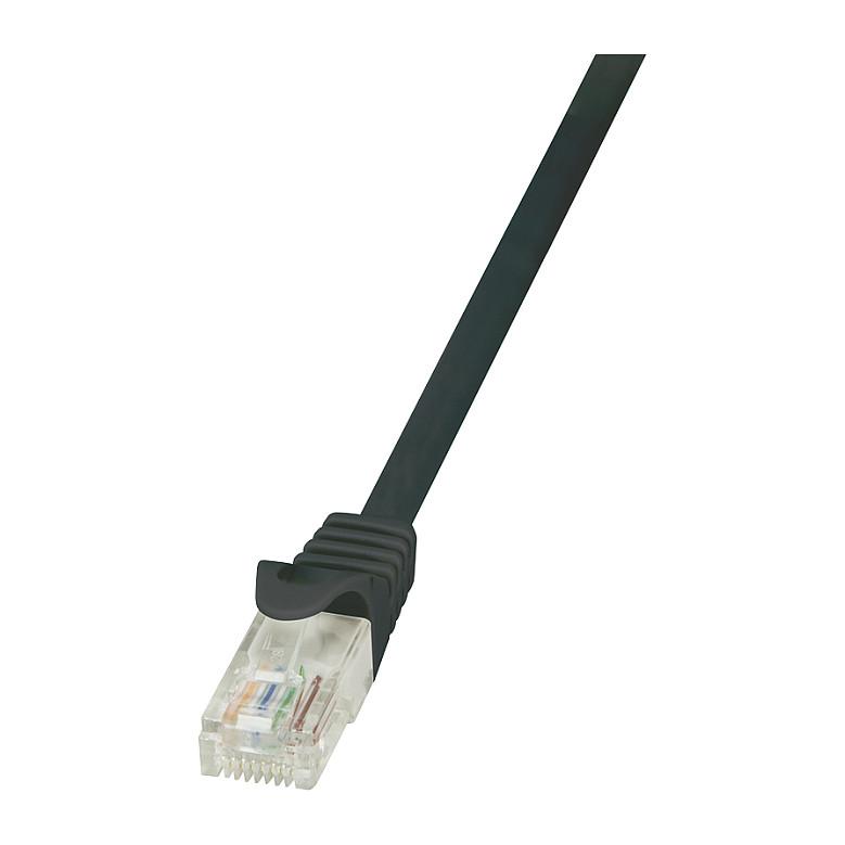 Patchkabel LogiLink Cat.6 U/UTP EconLine - sort 1 m