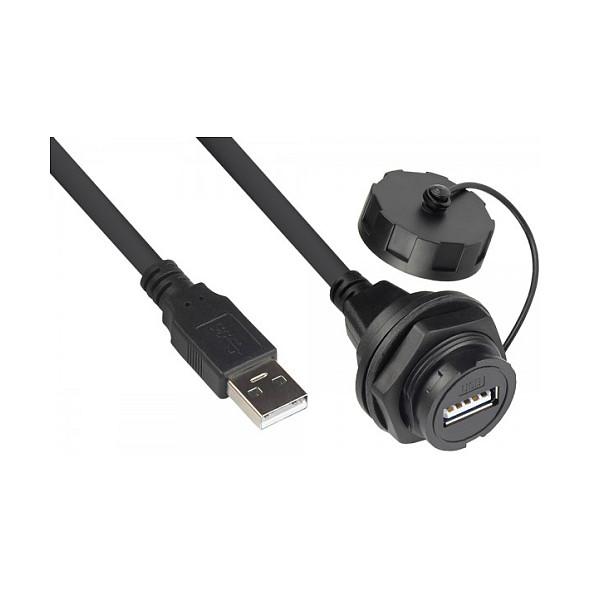 USB-indbygningsforlænger econ connect S4-USB 2.0 - 1 m