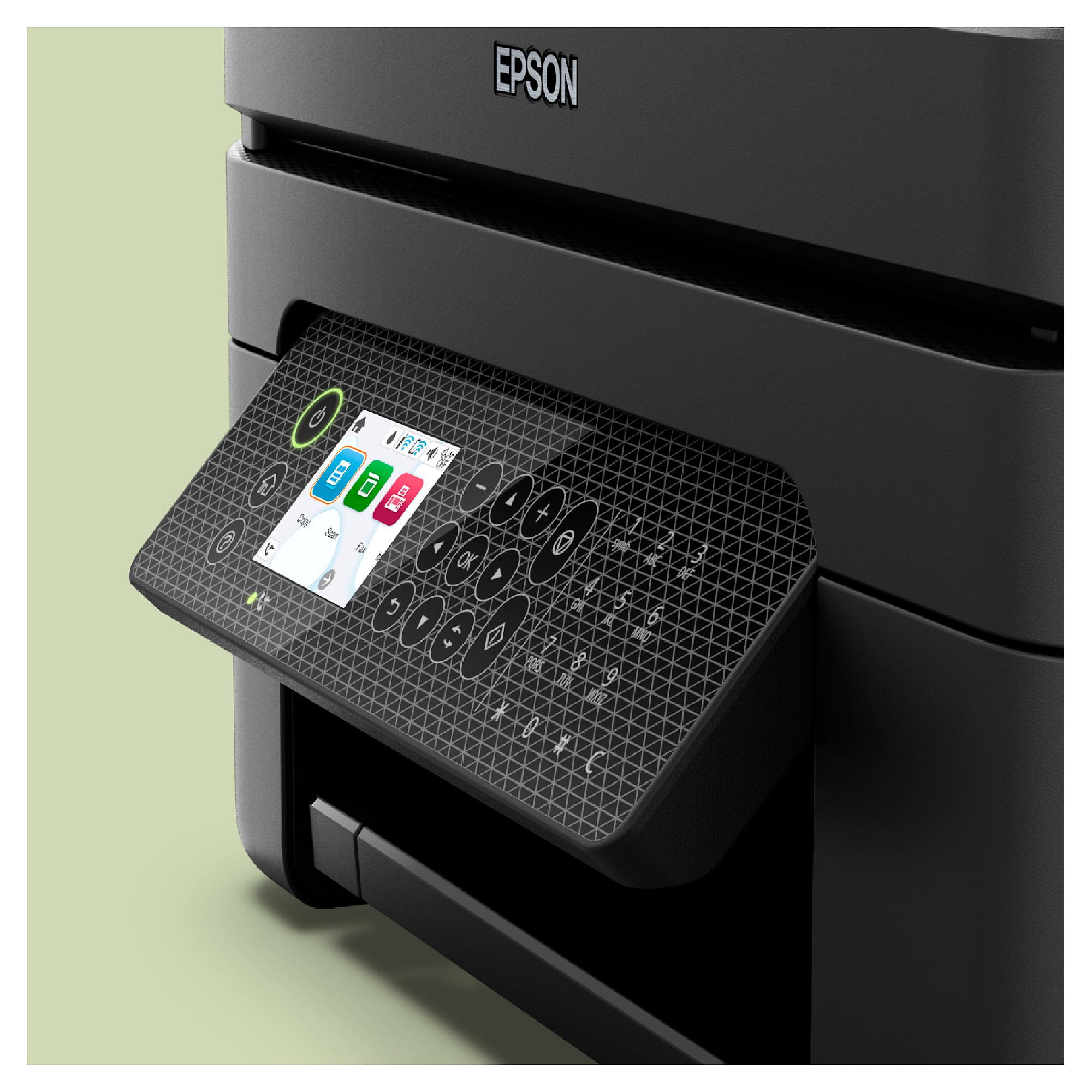 Epson WorkForce WF-2950DWF - Multifunktionsprinter - farve - blækprinter - 216 x 297 mm (original) - A4/Letter (medie) - op til 10 spm (udskriver) - 100 ark - 33.6 Kbps - USB 2.0, Wi-Fi(n)