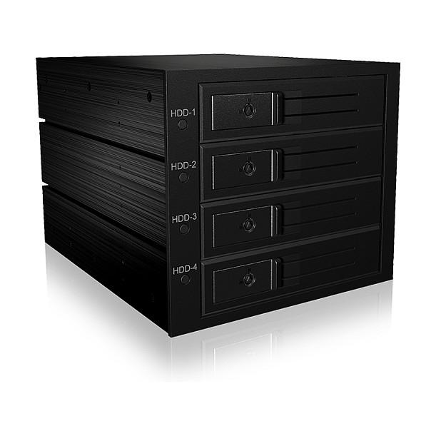 RaidSonic ICY BOX IB-564SSK - 4-bays 5,25" harddiskkabinet til pc