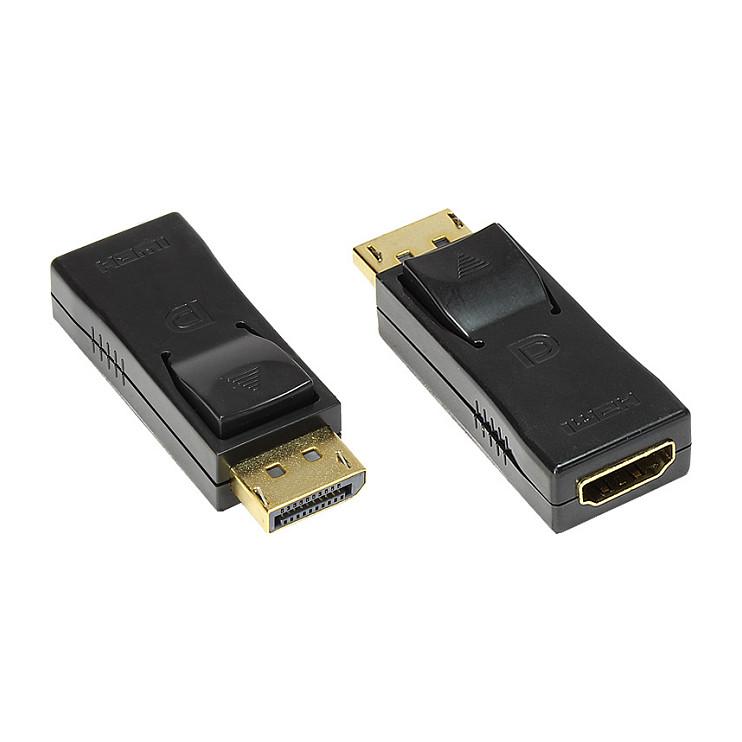 DisplayPort 1.2 til HDMI-adapter 4K 30 Hz - sort