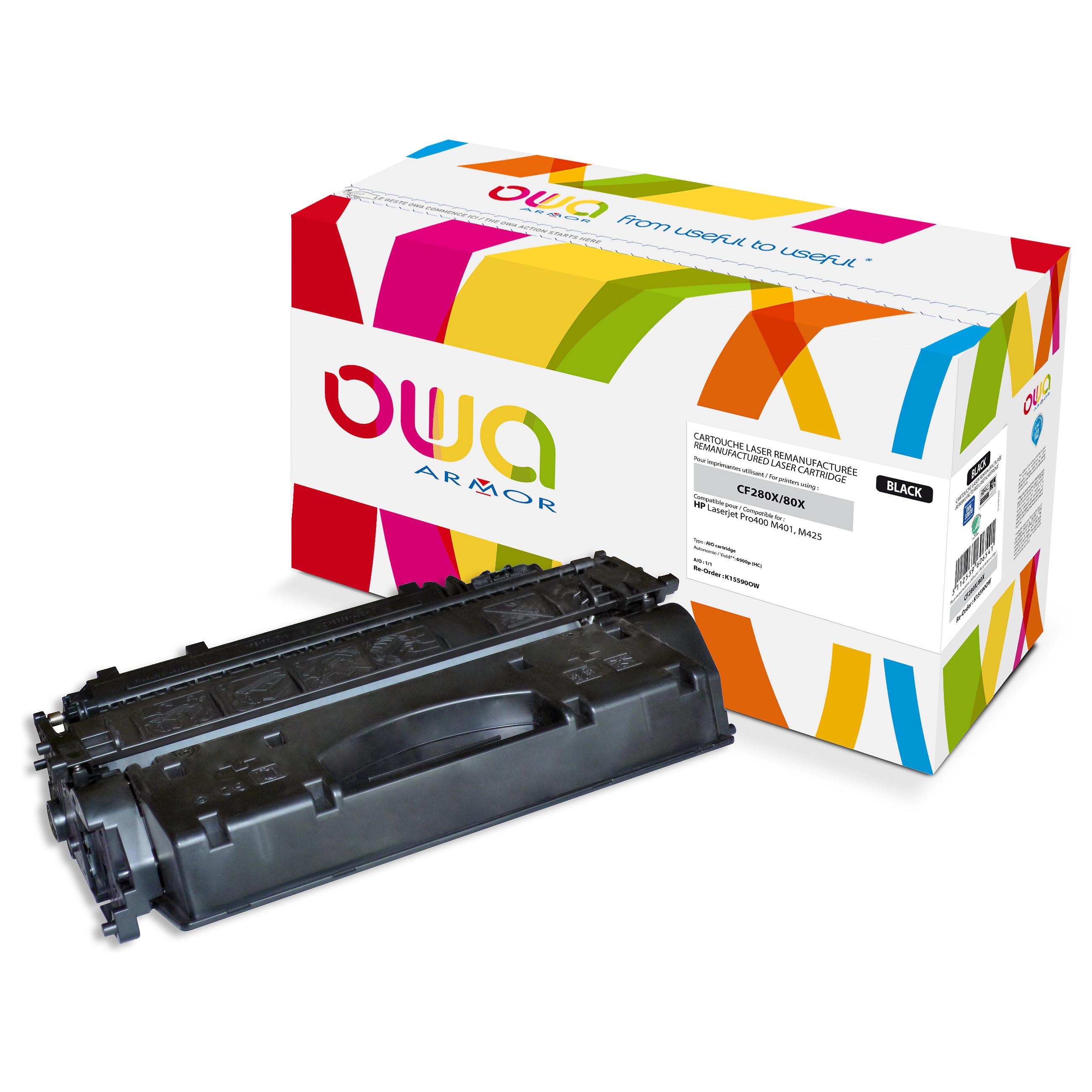 Armor - black - compatible - toner cartridge (alternative for: HP CF280X)
