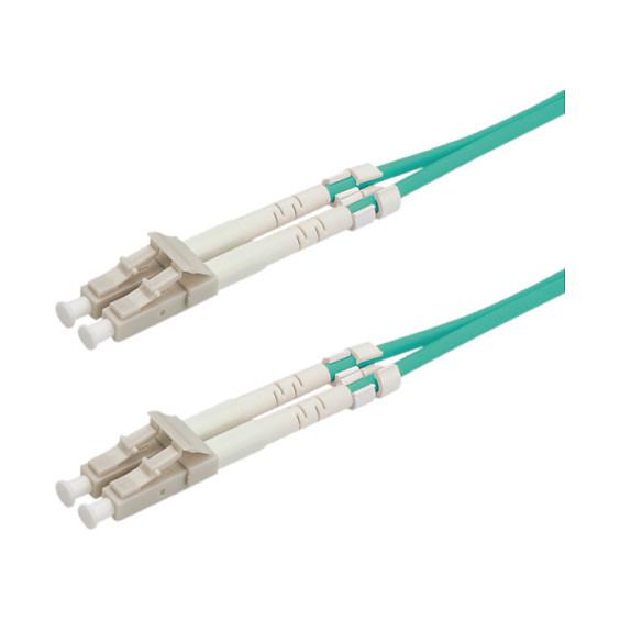 Fiberoptisk kabel VALUE OM3 LC/LC 5 m - turkis