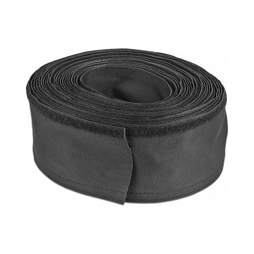 Kabelstrømpe DeLOCK 19193 med velcrolukning - 10 m x 20 mm, sort