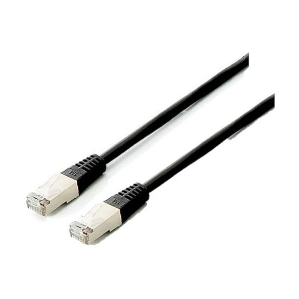 Netværkskabel Equip Cat.6A S/FTP RJ45 - 10 m, sort
