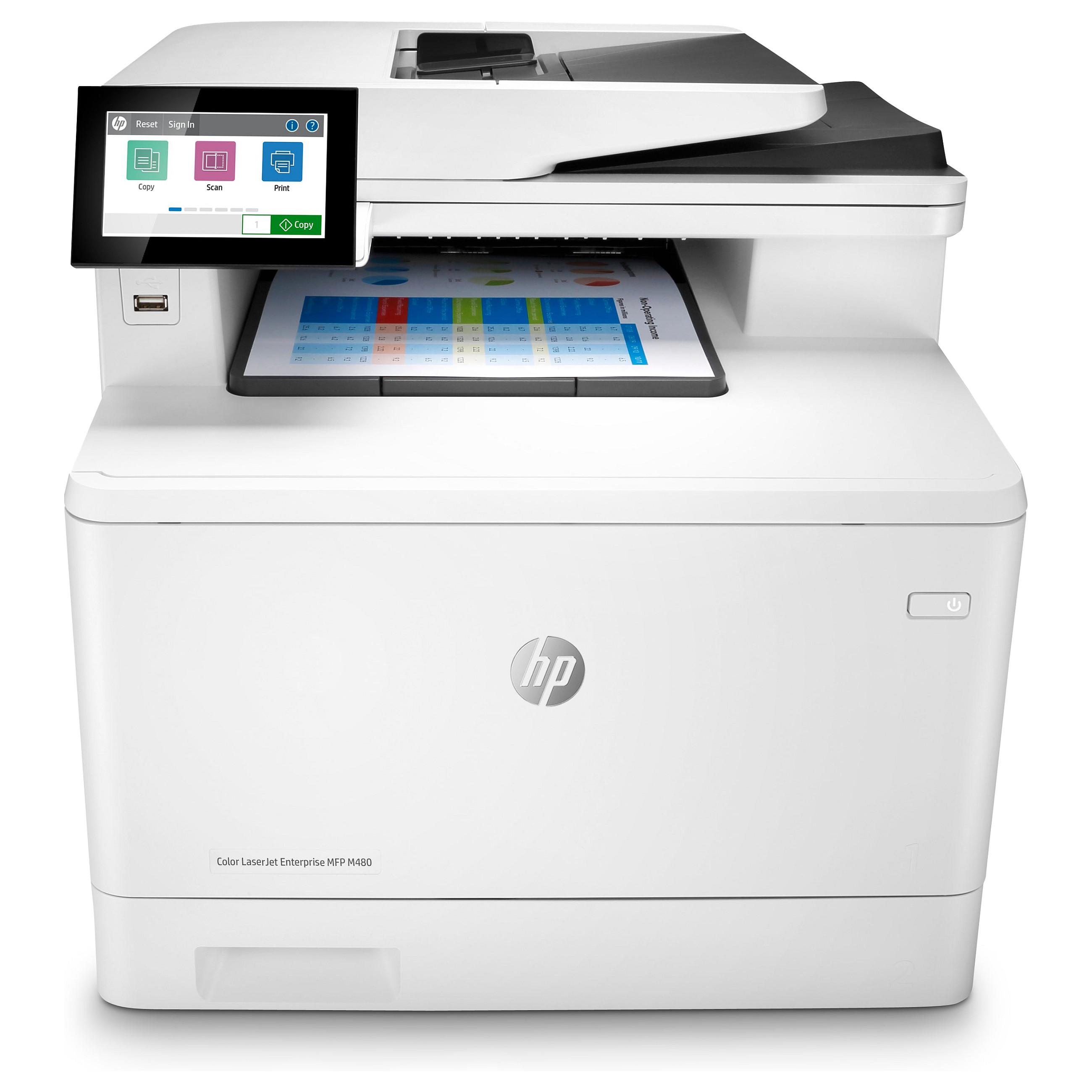 HP LaserJet Enterprise MFP M480F Color Laser All in One Multifunktion - Farve - Laser