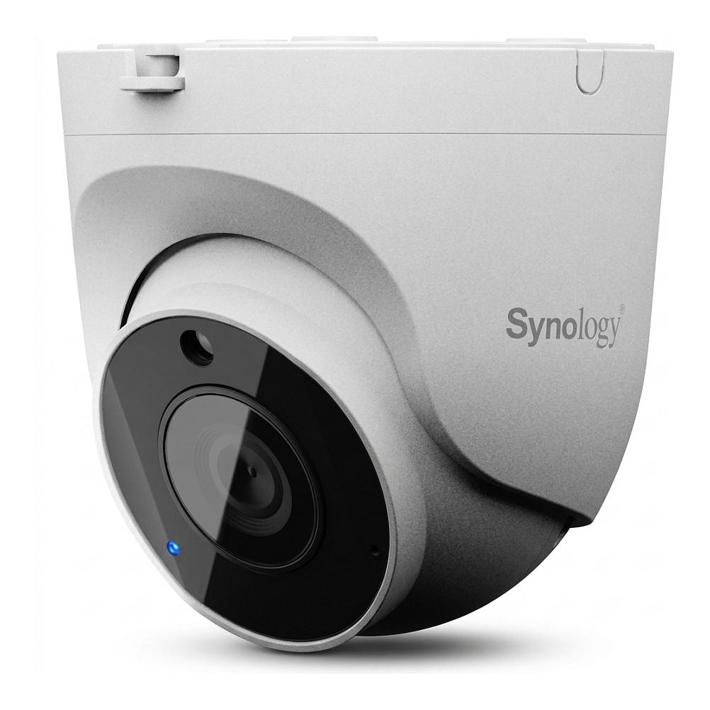 Synology TC510 - Netværksovervågningskamera - panonering / hældningsvinkel - kanontårn - vandal / vandtæt - farve (Dag/nat) - 2880 x 1620 - fast brændvidde - audio - LAN 10/100 - H.264, H.265 - TAA-kompatibel