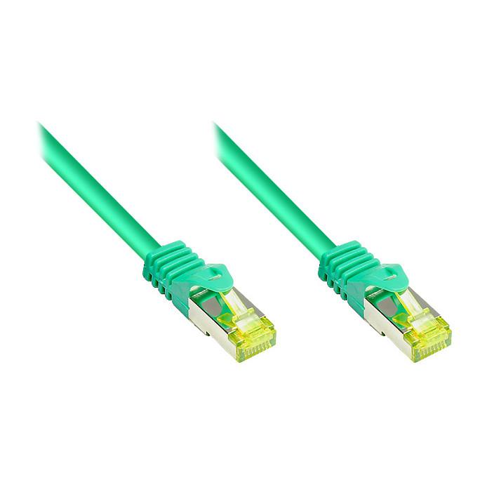 Netværkskabel econ connect 8070R-100G Cat7 S/FTP - grøn, 10 m