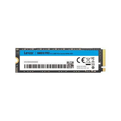 Lexar NM610 Pro Solid state-drev 1TB M.2 PCI Express 3.0 x4 (NVMe)
