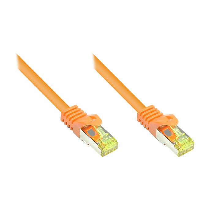 RJ45 patchkabel econ connect 8070R-050O Cat7 S/FTP - orange, 5 m