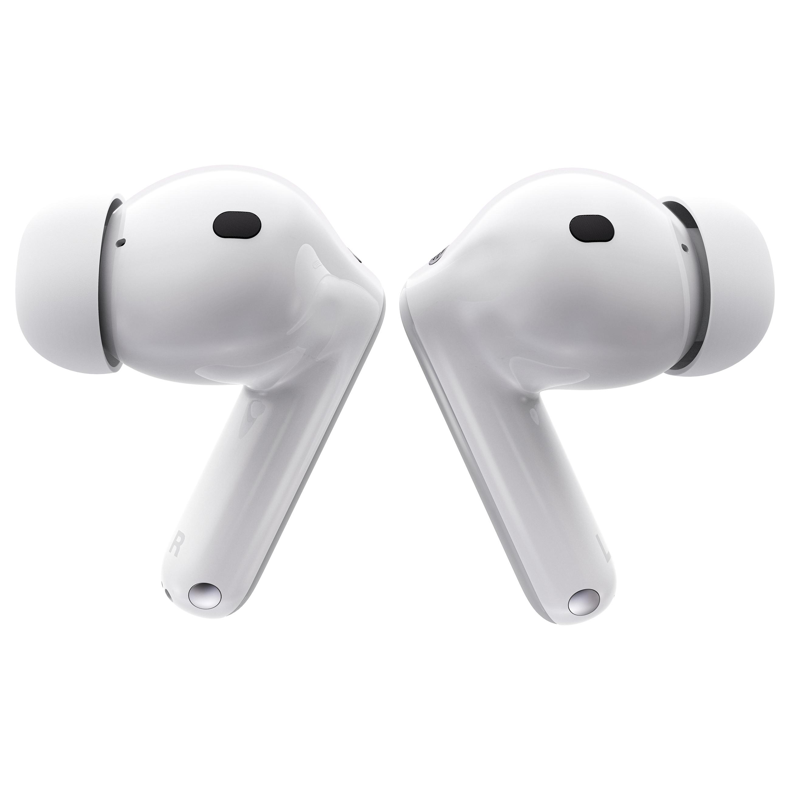 Motorola moto buds 2 plus - Ægte trådløse øretelefoner med mik. - i øret - Bluetooth - aktiv støjfjerning - pantone cool white