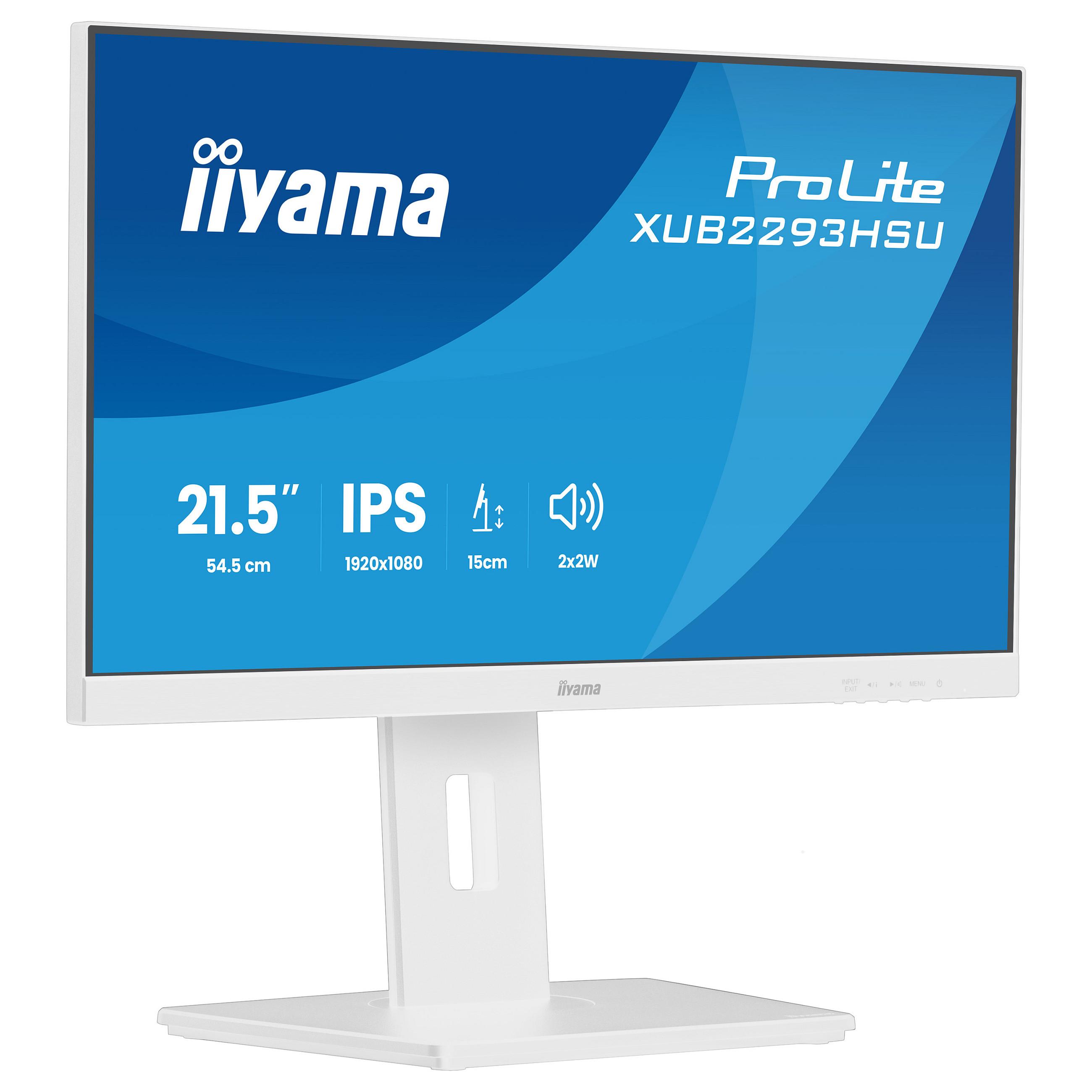 iiyama ProLite XUB2293HSU-W7 22" IPS 1920 x 1080 (Full HD) HDMI DisplayPort 100Hz