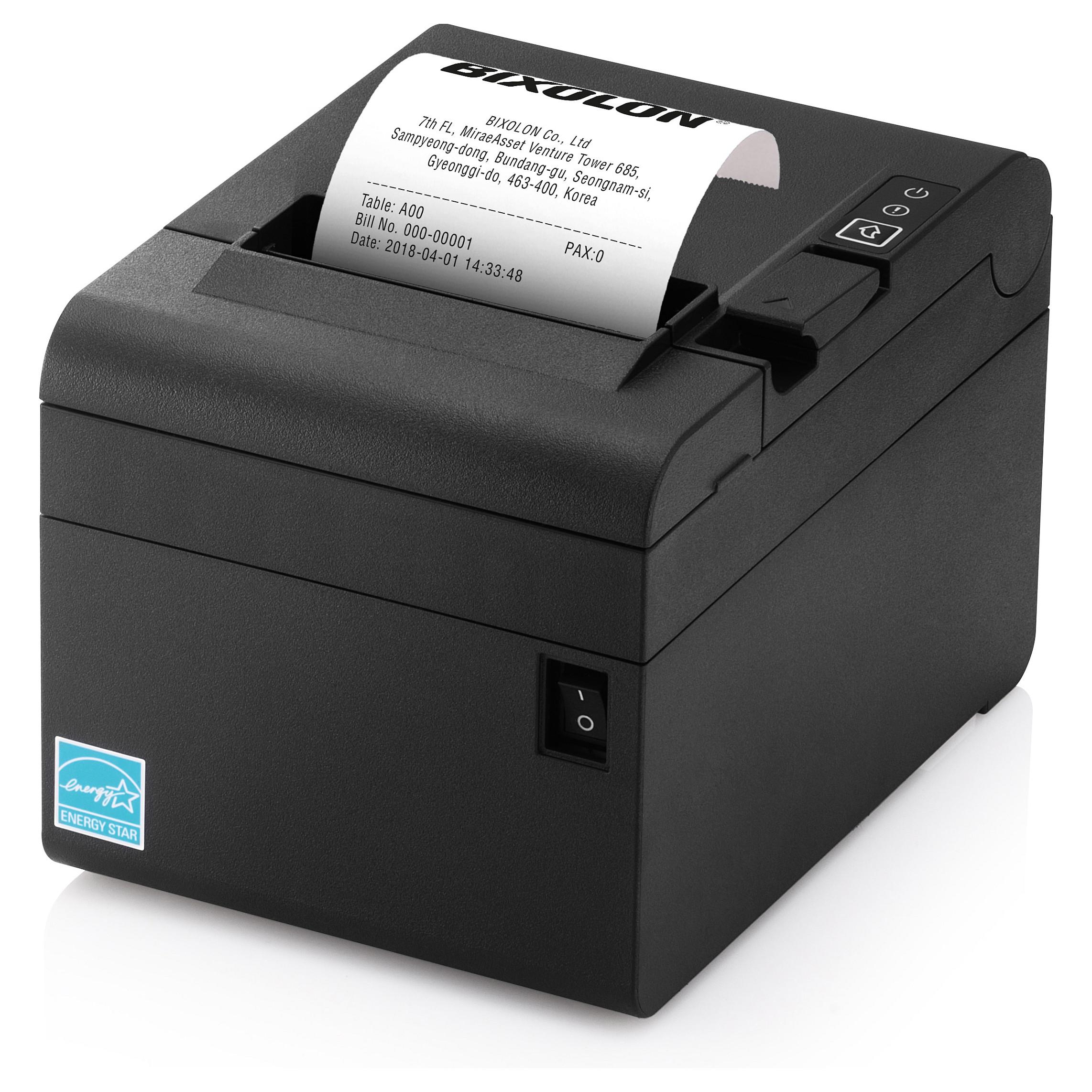 BIXOLON SRP-E300 - Kvitteringsprinter - direkte termisk - Rulle (8 cm) - 180 dpi - op til 220 mm/sek. - USB 2.0, LAN, seriel - skærer - sort