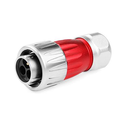 Industristik IC03-20P301 S3 Power 3-pin - rød/sølv