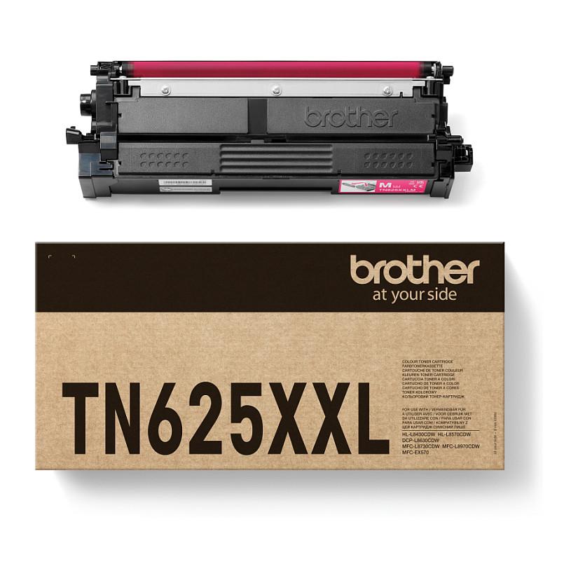 Brother TN625XXLM - Høj kapacitet - magenta - original - boks - tonerpatron - for Brother DCP-L8630CDW, HL-L8430CDW, HL-L8570CDW, MFC-L8730CDW Workhorse MFC-L8970CDW