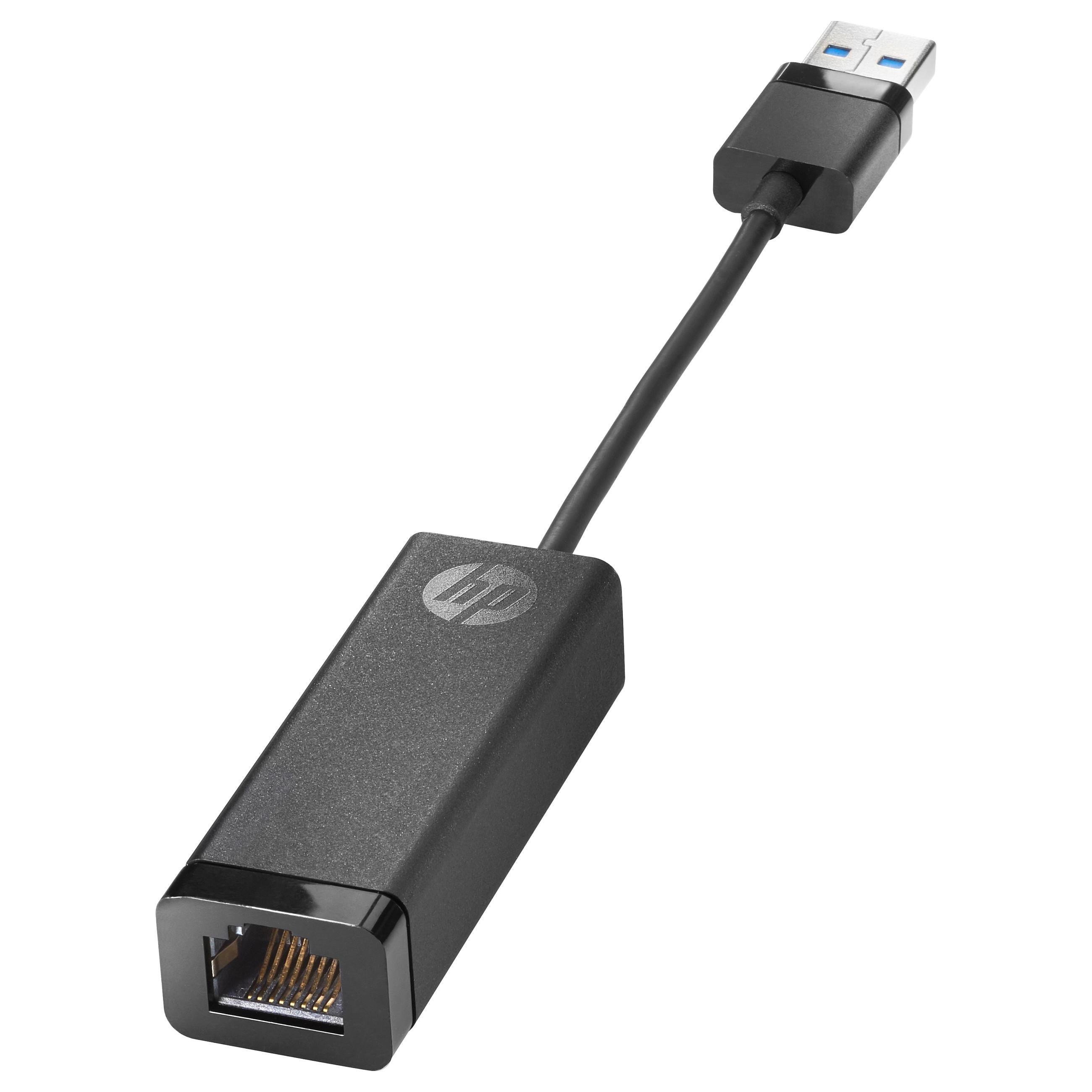 HP USB 3.0 to RJ45 Adapter G2 - Netværksadapter - USB 3.0 - Gigabit Ethernet x 1 - for HP 245 G10 Notebook, 250 G9 Notebook Fortis 11 G9 Q Chromebook