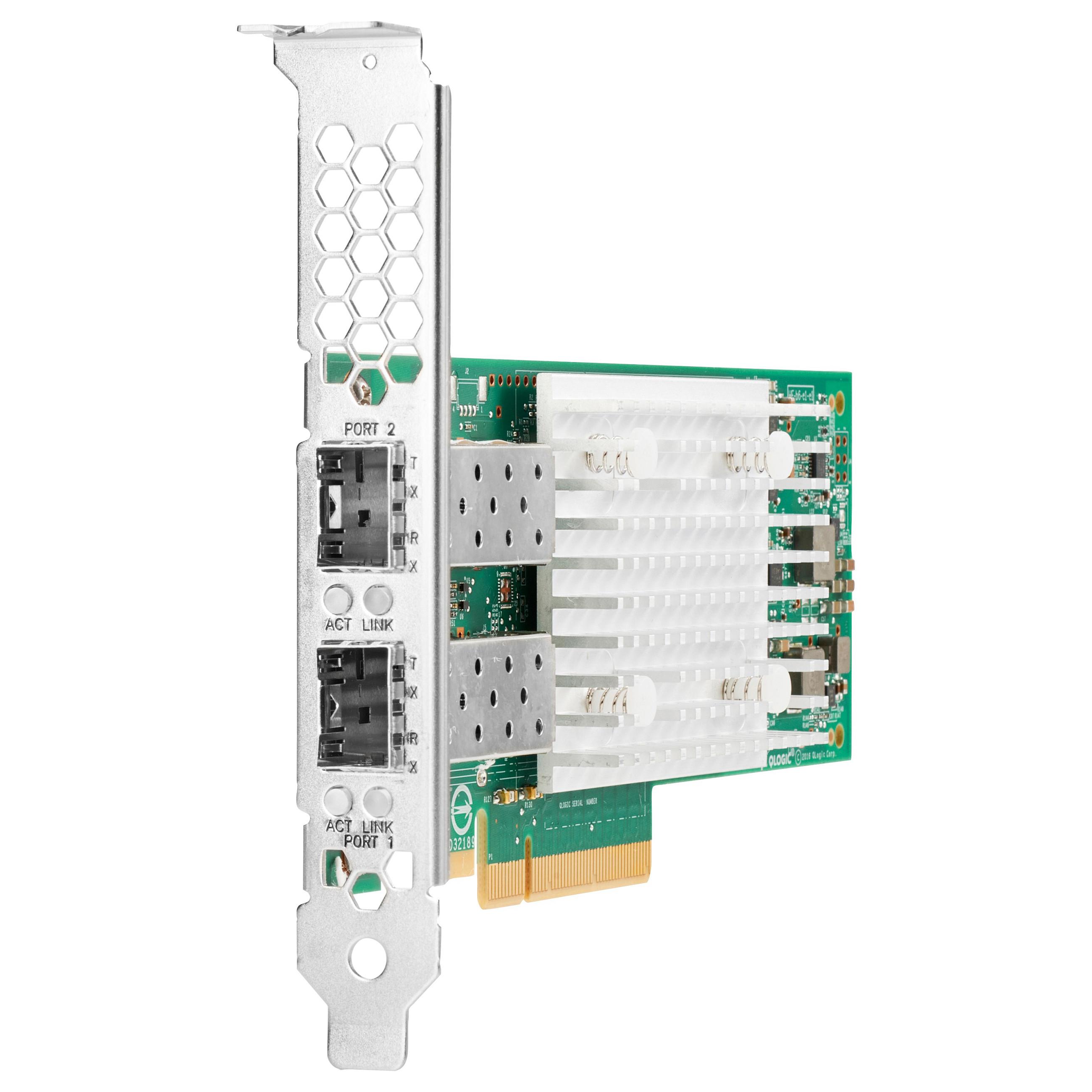 Intel E810-XXVDA2 - Netværksadapter - PCIe 4.0 x8 - 25 Gigabit SFP28 x 2 - for Edgeline e920 ProLiant DL20 Gen10, DL325 Gen10, DL360 Gen10, DL380 Gen10, ML30 Gen10