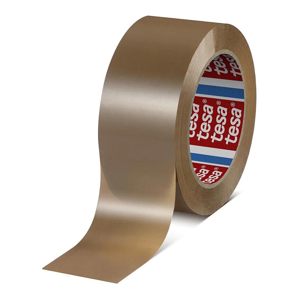 tesa PET-Packband Kautschukklebemasse 132m:50mm, 6Stk. Weiß