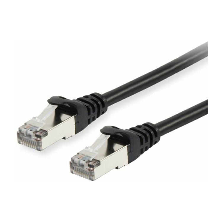 Netværkskabel Equip Cat6A S/FTP RJ45 0,15 m - sort