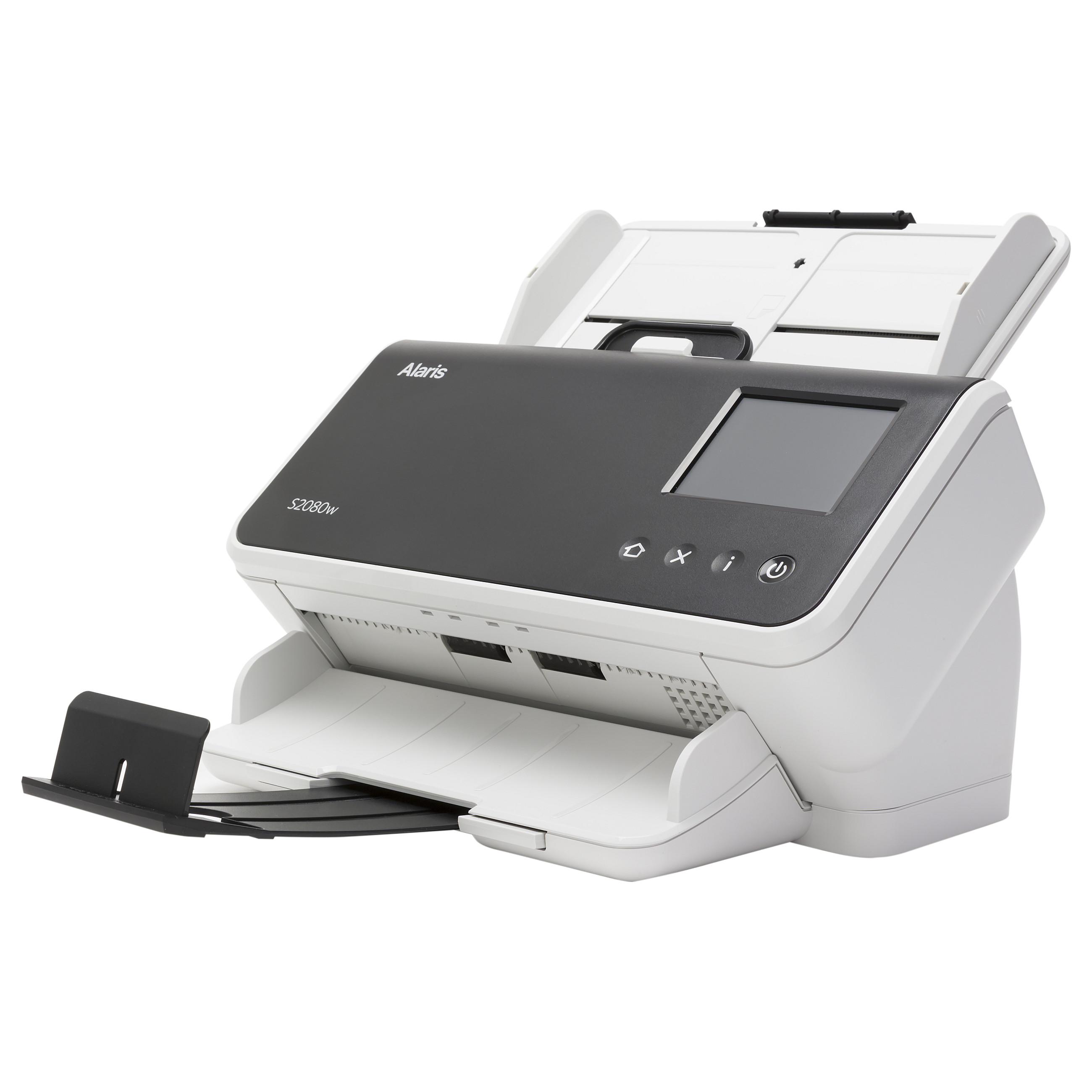 Kodak S2060w - Dokumentscanner - Dual CIS - 216 x 3000 mm - 600 dpi x 600 dpi - op til 60 ppm (mono) / op til 60 ppm (farve) - ADF (80 ark) - op til 7000 scanninger pr. dag - LAN, Wi-Fi(n), USB 3.1 Gen 1