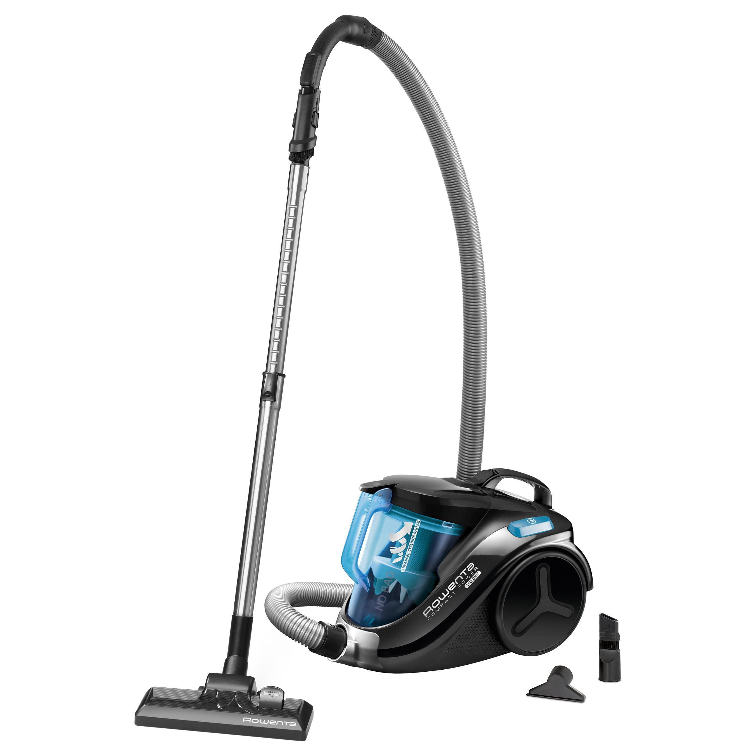 Poseløs støvsuger Rowenta Compact Power Cyclonic Classic+ RO3731 - sort/blå
