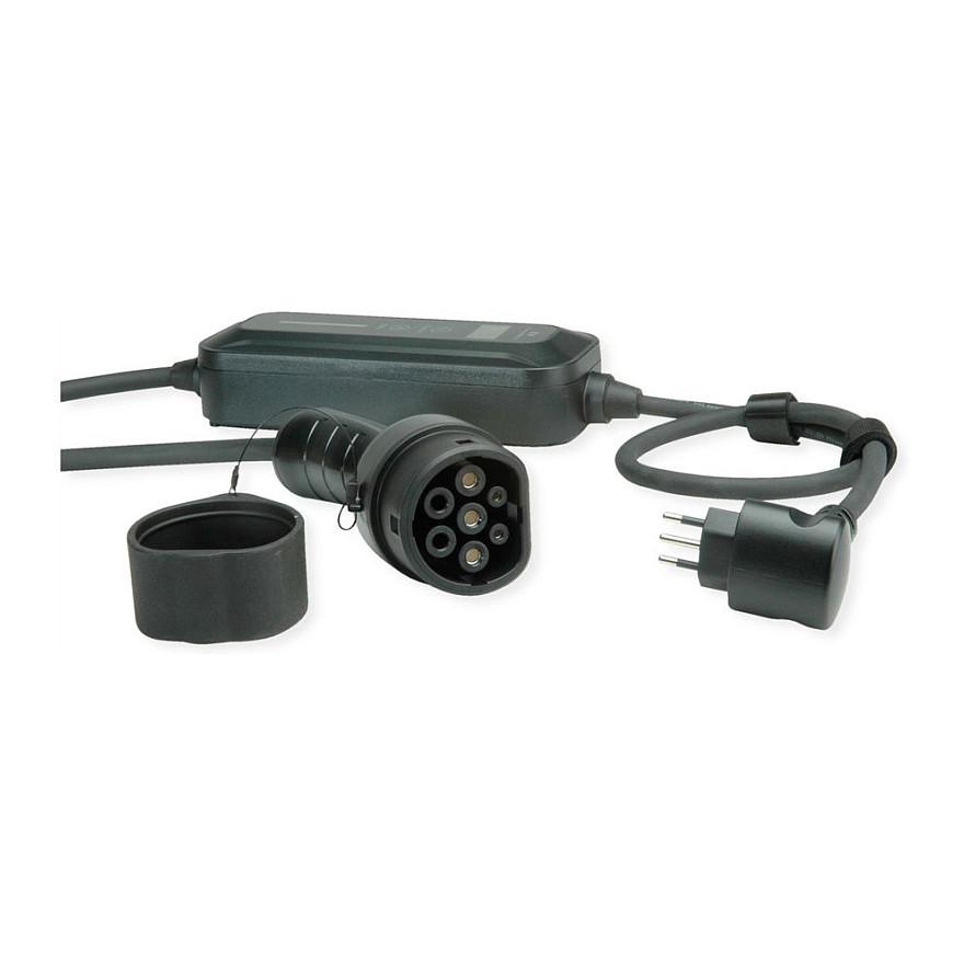 Ladekabel til elbil ROLINE 19.08.0123 Type L til Type 2 - 3 m
