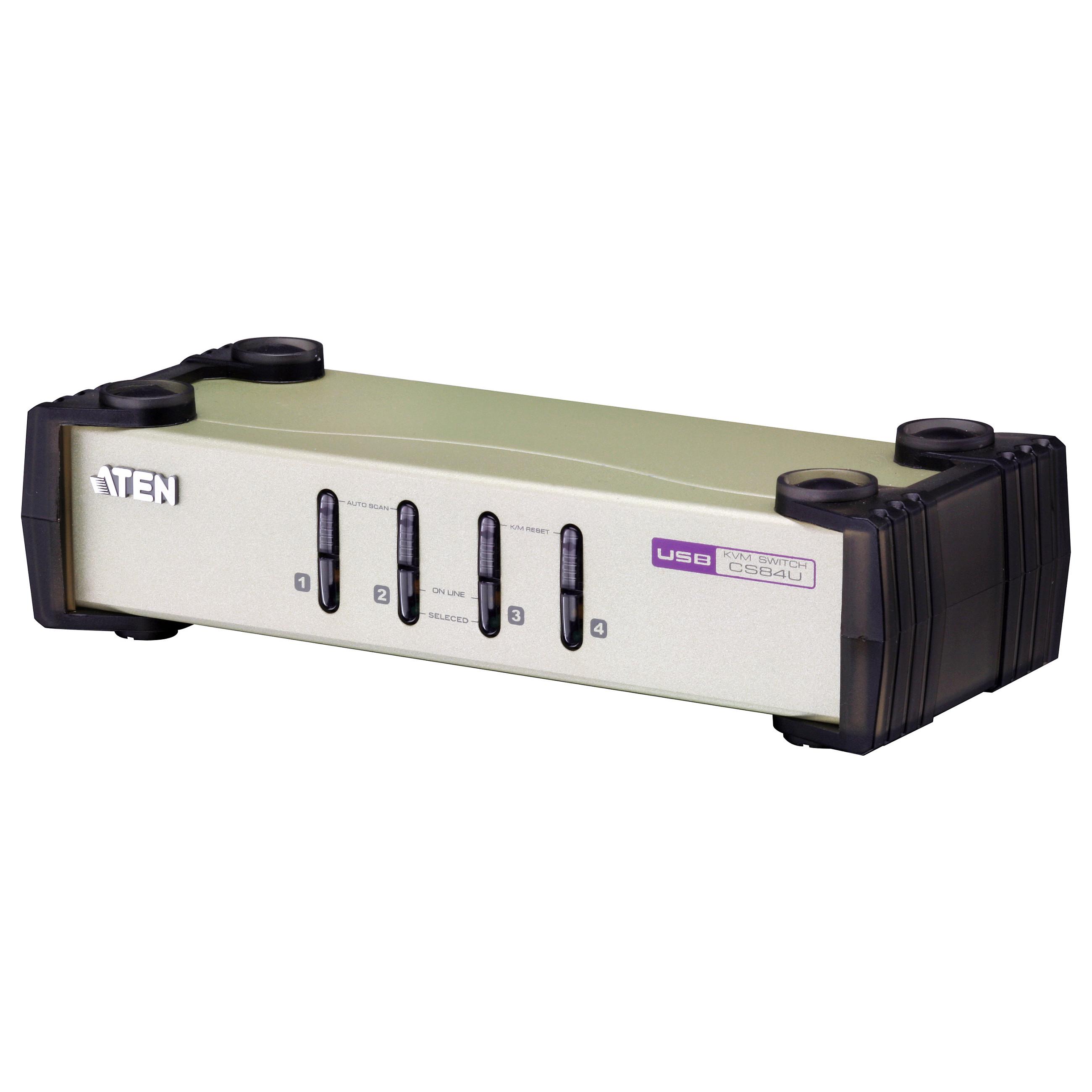 KVM-switch ATEN CS84U 4-port USB/PS/2 VGA