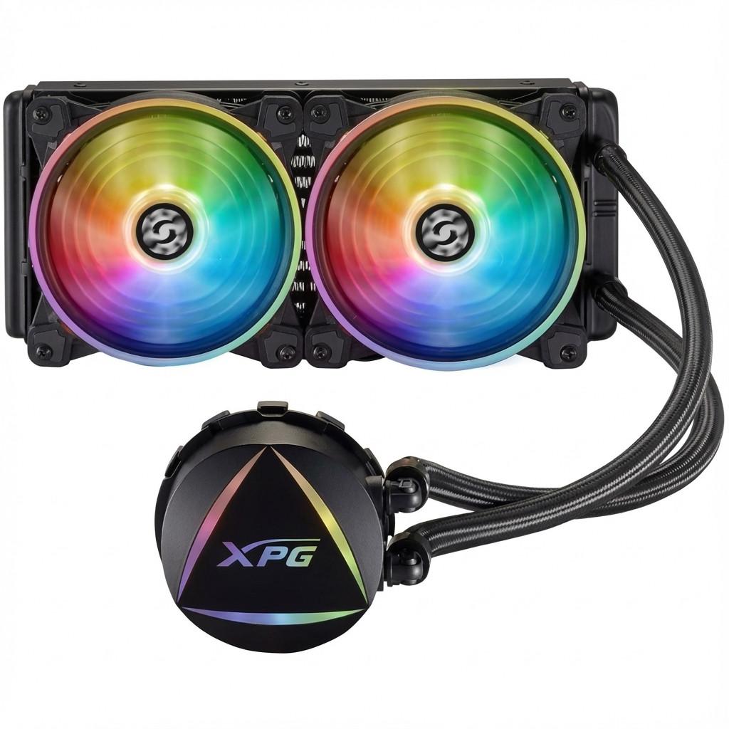 ADATA Carruzzo XPG LEVANTE II Procesorius Aušinimo skysčiu rinkinys 12 cm Juoda