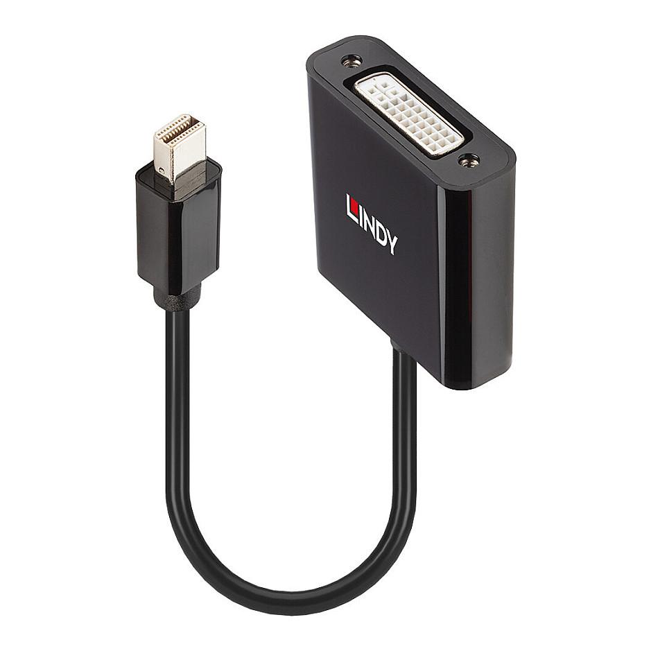 Mini DisplayPort til DVI-konverter Lindy - aktiv