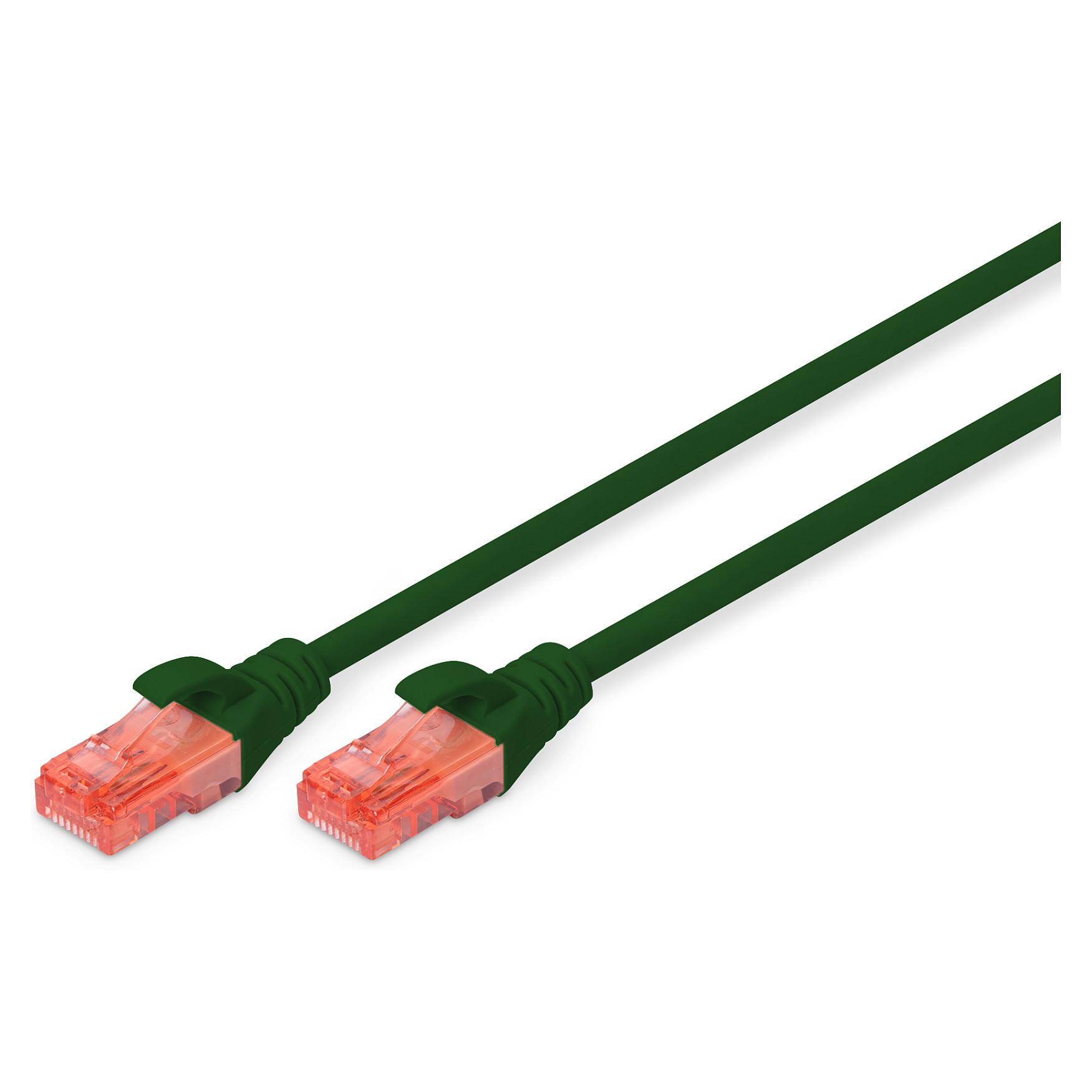 Netværkskabel Digitus CAT 6 U/UTP LSZH 10 m - grøn