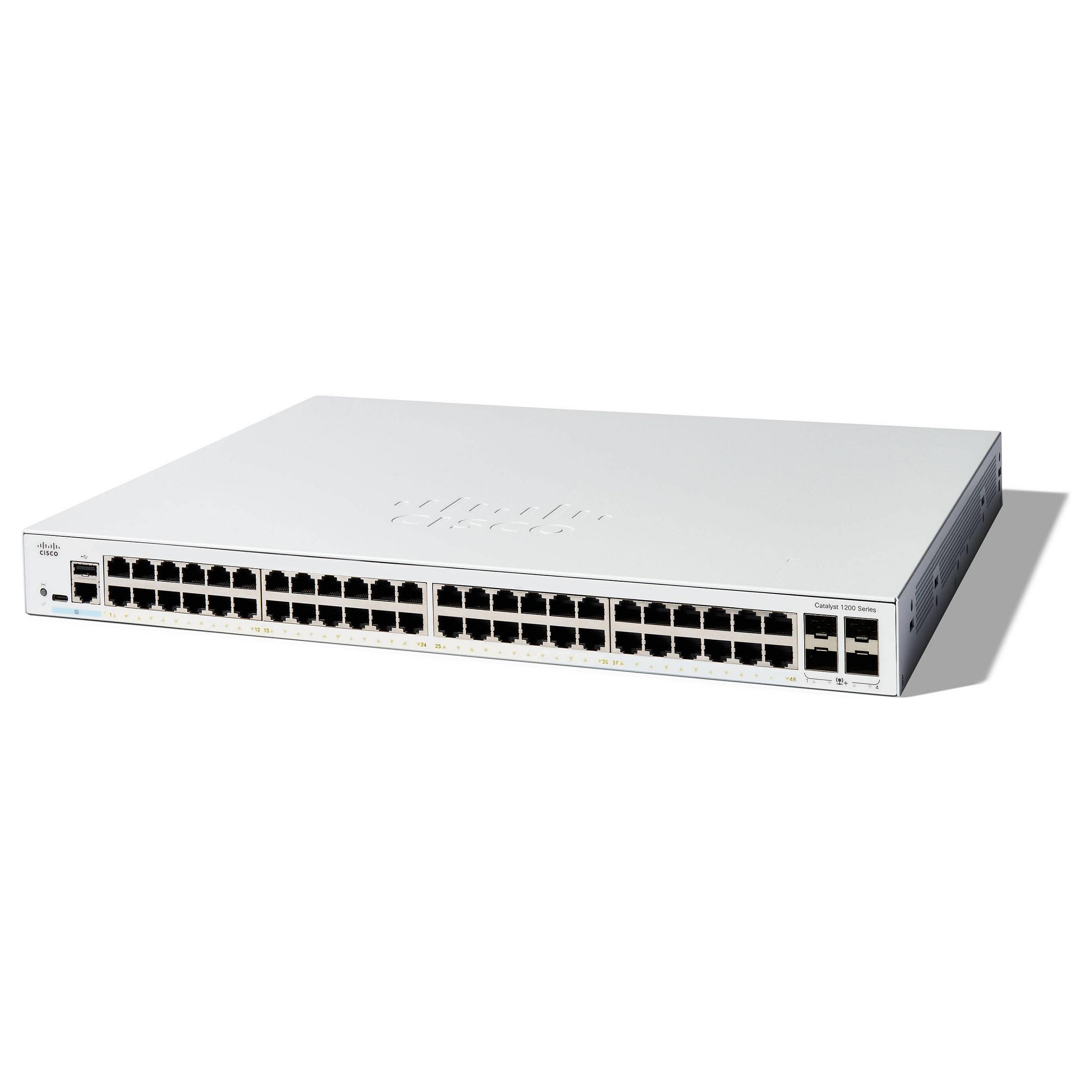Netværksswitch Cisco Catalyst 1200-48T-4X - 48-port GE, 4x10GE SFP+