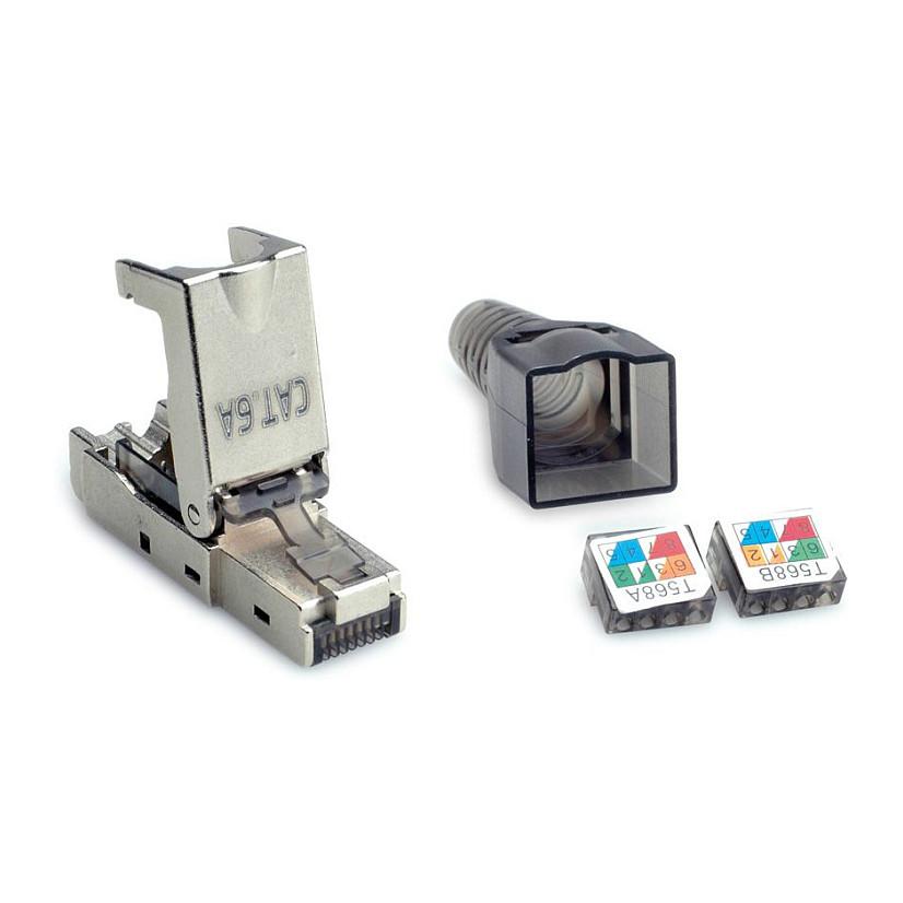 Feltkonfektionerbart RJ-45-stik VALUE Cat.6A Class EA STP