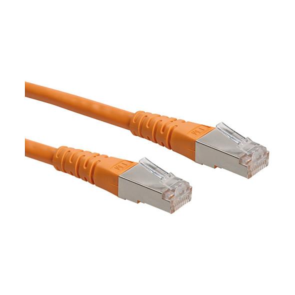 Netværkskabel ROLINE Cat6 S/FTP PiMF 0,5 m - orange