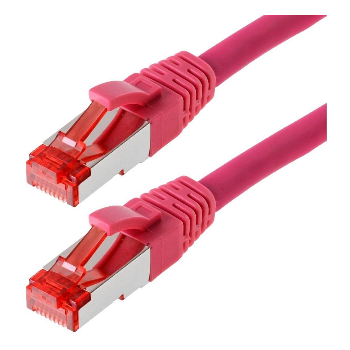 Patchkabel Helos Cat.6 GHMT AWG 27/7 - magenta, 20 m