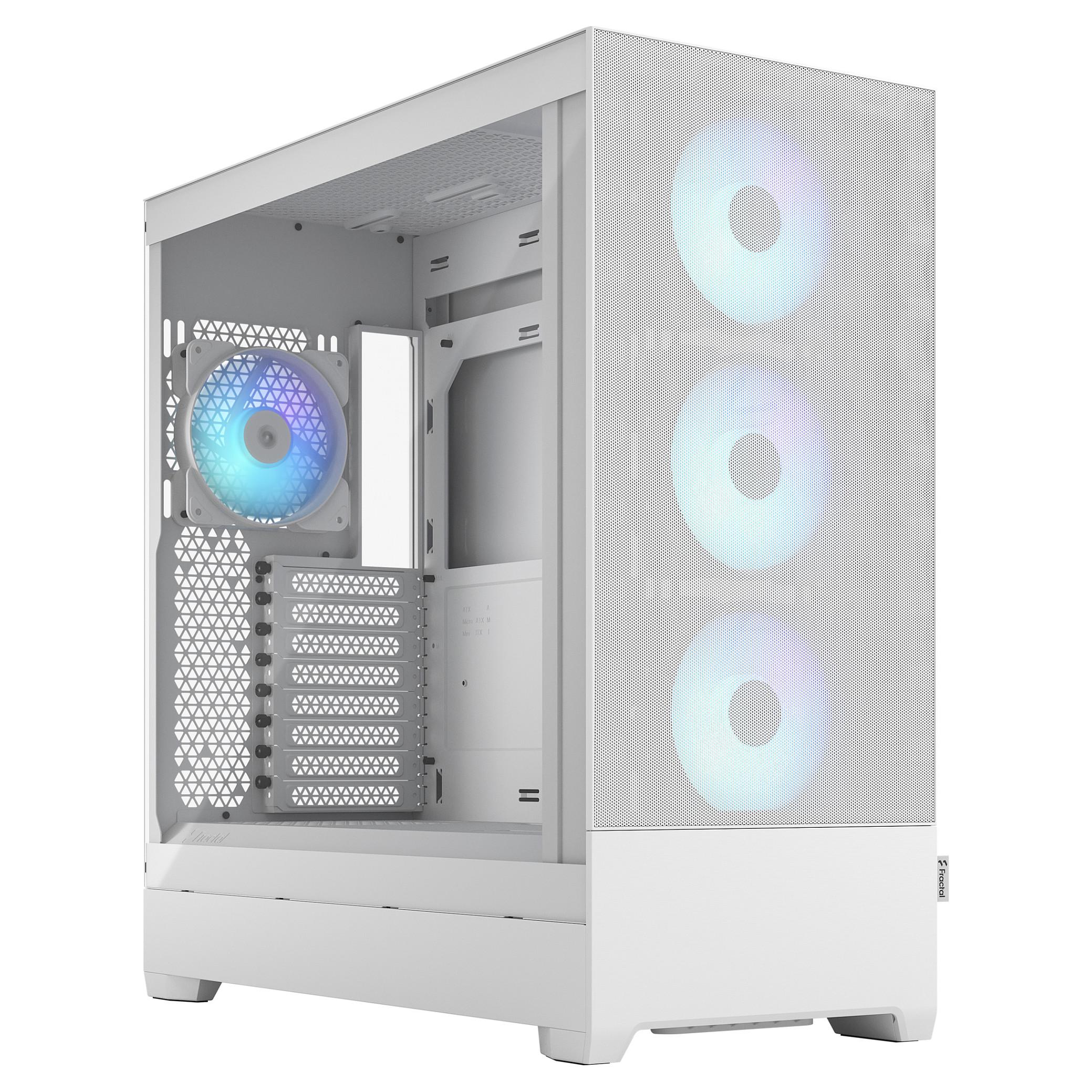 Fractal Design Pop XL Air RGB - White TG Clear Tint - Kabinet - Miditower - Hvid
