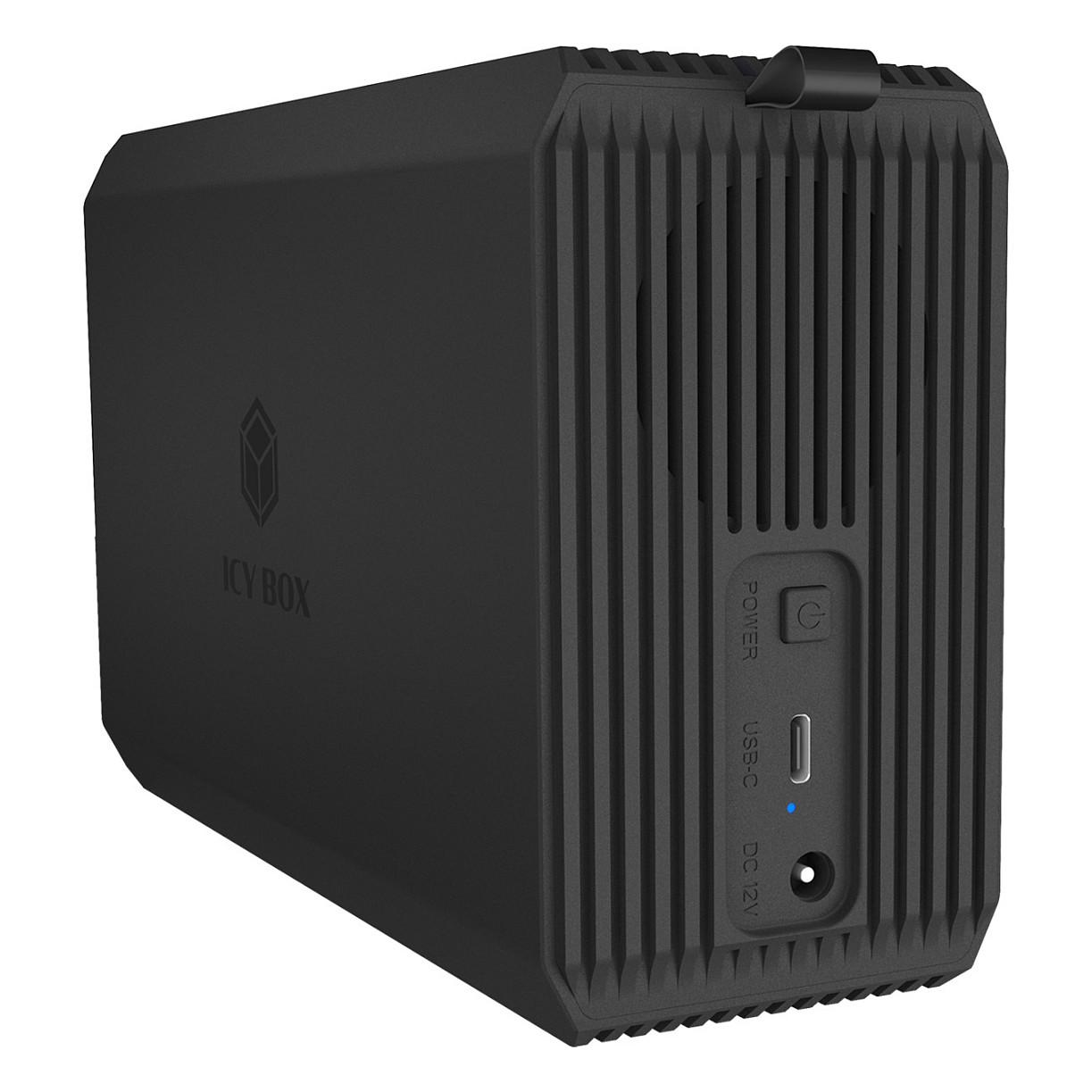 ICY BOX IB-RD3720-CU3 eksternt RAID kabinet til 2 x 2,5/3,5 tommer SATA drev
