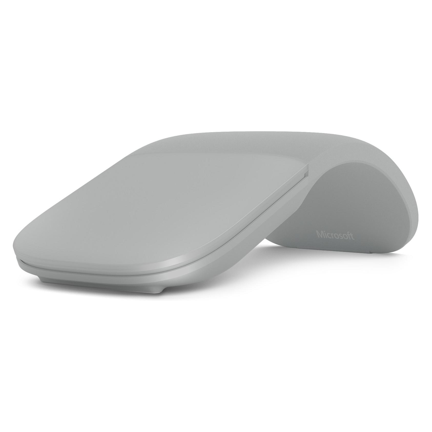 Microsoft Surface Arc Mouse - Mus - optisk - 2 knapper - trådløs - Bluetooth 4.1 - lysegrå - kommerciel