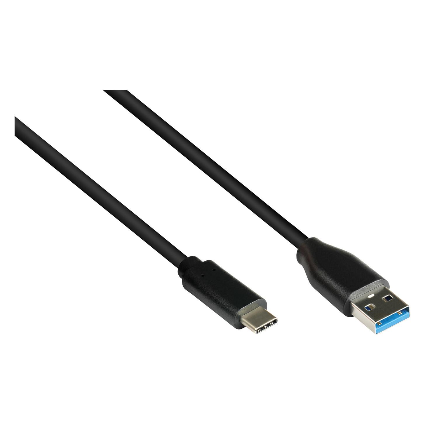 USB-kabel A til USB-C 2831-AC005S - sort 0,5 m