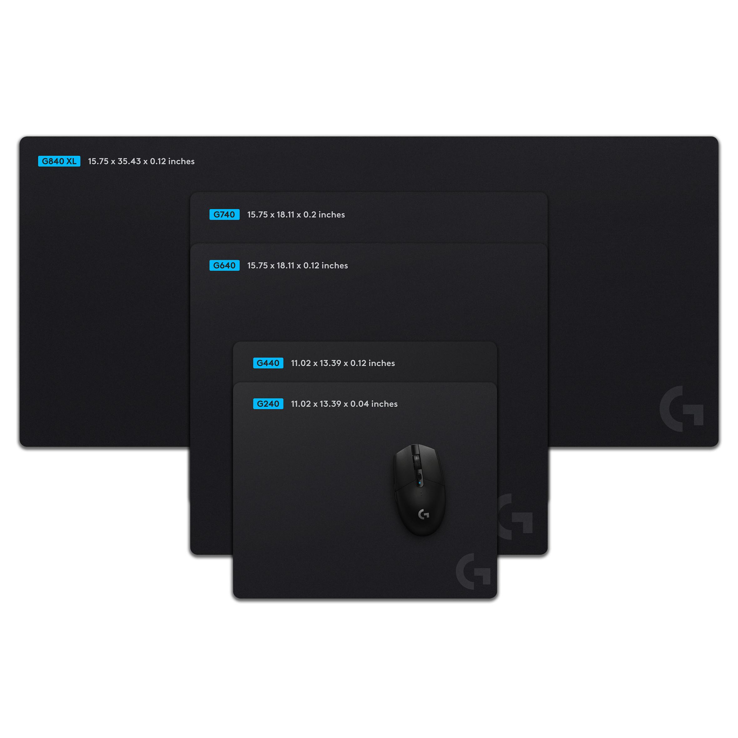 Logitech - G640 Large Cloth Gaming Mouse Pad Musemåtte - GEEKD.dk