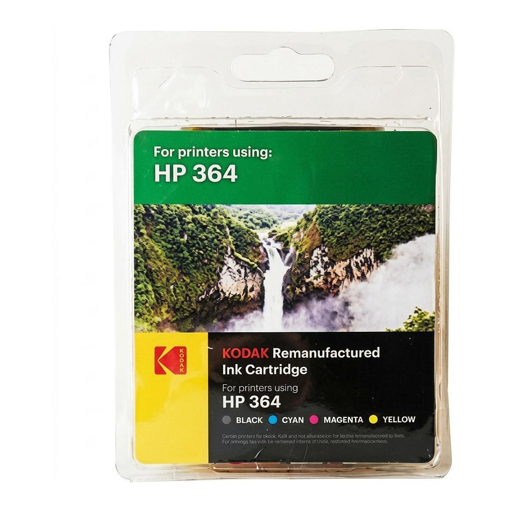 Kodak 364 (N9J73AE) Value Pack (Sort, cyan, magenta, ) 10 + 15 ml - HP (kompatibel)