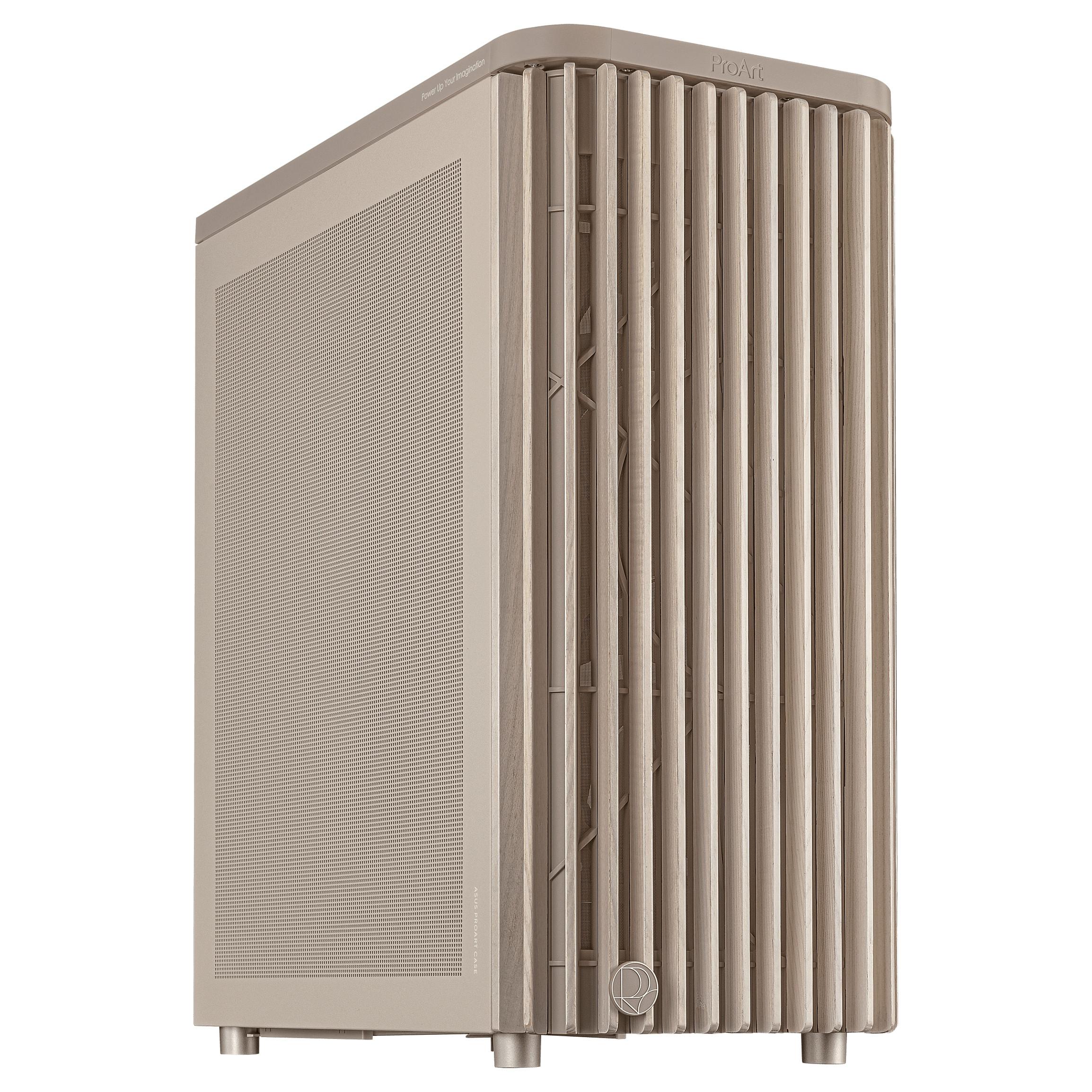 ASUS ProArt PA401 Wood Mesh PWM Beige tower pc-kabinet - ATX, beige