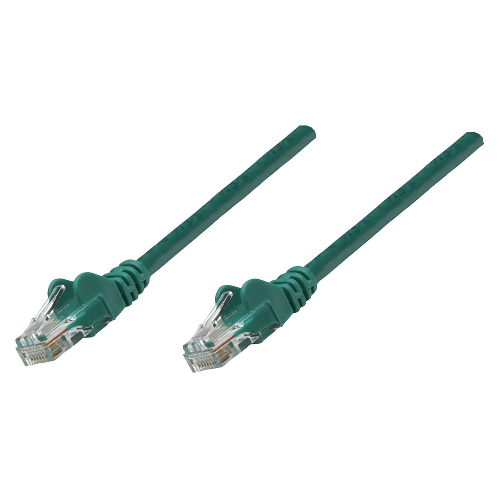 Patchkabel Intellinet Cat6A S/FTP LSZH 0,25 m - grøn